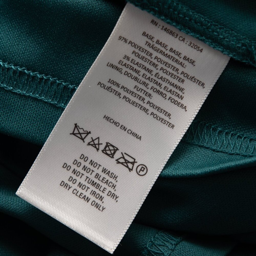 Mare Mare x Anthropologie Anne Tunic Dress Midi V-neck Tiered Green Size Medium - Picture 4 of 5